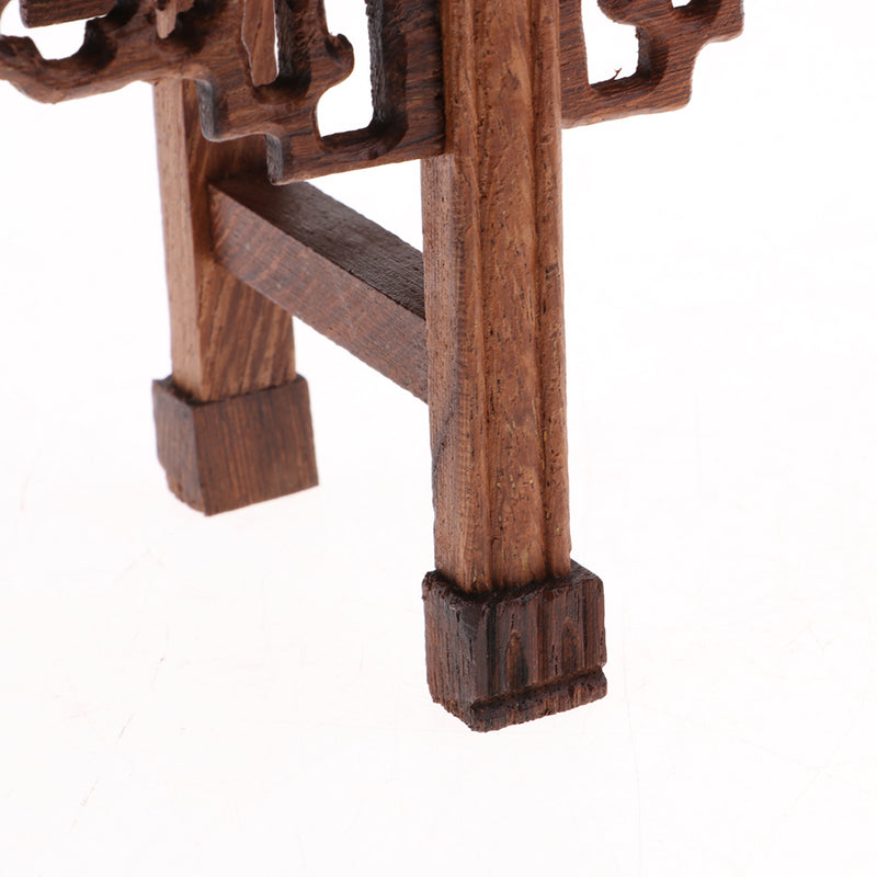1/12 Dollhouse Miniature Oriental Wooden Chinese Lute Table or End Table Model