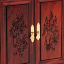 1:6 Oriental Wooden Tea Cabinet Model for Action Figure Dolls Home Scene Accessories