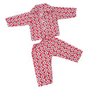 Lovely Pajamas Suit Nightgown Clothes For 18inch American Girl Doll For Journey Doll Sleeping Accessories Red