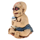 Creepy Latex Zombie Baby Red Eyes Ghost Doll Halloween Party Prop Ornament
