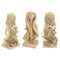 1/3 BJD Dolls Wig Curly Hair & Stand Hairpiece Display Supporter Light-Gold