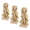 1/3 BJD Dolls Wig Curly Hair & Stand Hairpiece Display Supporter Light-Gold