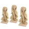 1/3 BJD Dolls Wig Curly Hair & Stand Hairpiece Display Supporter Light-Gold