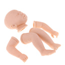 Lifelike Soft Silicone 20inch Reborn Kits Sleeping Baby Doll Blank Head Limb Mold DIY Accessories