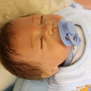 Lifelike Soft Silicone 20inch Reborn Kits Sleeping Baby Doll Blank Head Limb Mold DIY Accessories