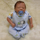 Lifelike Soft Silicone 20inch Reborn Kits Sleeping Baby Doll Blank Head Limb Mold DIY Accessories
