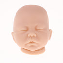 Lifelike Soft Silicone 20inch Reborn Kits Sleeping Baby Doll Blank Head Limb Mold DIY Accessories