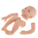 Real Looking 22inch Silicone Reborn Kits Awake Baby Doll with Head Arms Legs - Kids Gift Adult Collections