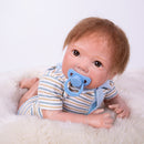 Unpainted 20inch Reborn Kits - Silicone Newborn Baby Doll with Head 3/4 Arms Full Legs Mold Â– Great DIY Handwork