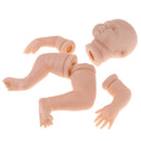 Lifelike Soft Silicone 18inch Reborn Kits Sleeping Baby Doll Blank Head Limb Mold DIY Accessories