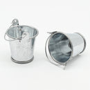 European Style 1/12 Dollhouse Miniature 2pcs Metal Bucket Pail Kitchen Bathroom Accessories Life Scenes Decor