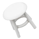 European Style 1/12 Dollhouse Miniature Wooden Stool Chair Model Room Items Life Scenes Decor