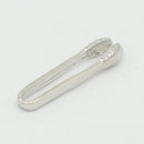 Set of 4 Pieces Miniature Metal Food Clip Tongs Cookware for 1/12 Dollhouse Kitchen Accessories