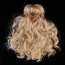 Big Wave Curly Hair Wig Long Hairpiece Blonde For 1/6 BJD Super Dollfie SD DD Dressup Accessory