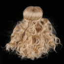 Big Wave Curly Hair Wig Long Hairpiece Blonde For 1/6 BJD Super Dollfie SD DD Dressup Accessory