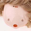 White Skin Faceplate Head W. Wig Hair For 12'' RBL Neo Blythe Doll Custom