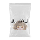 White Skin Faceplate Head W. Wig Hair For 12'' RBL Neo Blythe Doll Custom