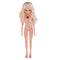 1/3 BJD Normal Skin Tone Golden Curls Female Girl Ball Jointed Body Nude Girl Doll Toy 23 inch