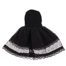 Adorable Off Shoulder Lace Dress Cape Stocking Suits Halloween Party Outfit For 12inch Fashion Girl Dolls Clothing Accessory