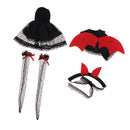 Adorable Off Shoulder Lace Dress Cape Stocking Suits Halloween Party Outfit For 12inch Fashion Girl Dolls Clothing Accessory