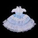 Adorable Short Sleeve Lace Dress Skirt Princess Dress Party Outfit For 12inch Fashion Girl Dolls Clothing Accessory