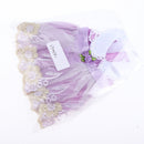 14 Inch Doll Dress Fits 14'' American Girl Dolls, Pink Floral Lace Sleeveless Bubble Dress