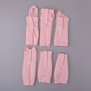 6 Pieces 1/6 Elegant Tee and Brace Skirt Princess Brace Dress for 30cm Girl Doll Accs