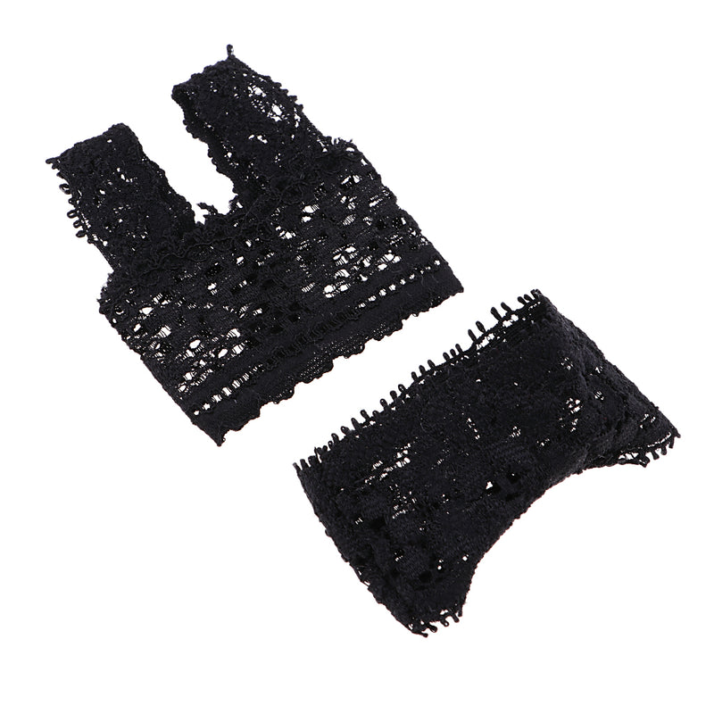 1/4 Black Lace Brace Underwear Top Brief Lingerie Set for BJD Doll Clothes Decor
