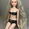 1/4 Black Lace Sleeveless Underwear Brief Lingerie Set for BJD Doll Clothes Decor
