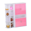 Acrylic Assembly Furniture Model Toy 1/12 Multifunctional Cabinet Dollhouse Rooms Life Scenes Decoration