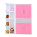 Acrylic Assembly Furniture Model Toy 1/12 Multifunctional Cabinet Dollhouse Rooms Life Scenes Decoration