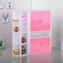 Acrylic Assembly Furniture Model Toy 1/12 Multifunctional Cabinet Dollhouse Rooms Life Scenes Decoration
