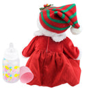 Real Touch Silicone 16inch Reborn Doll Christmas Costume Newborn Baby Doll Simulation Toddler Model Collections Home Decor