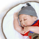 56cm Lifelike Silicone Baby Doll Costumed Newborn Kid Learning Toy Red