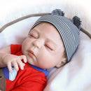 56cm Lifelike Silicone Baby Doll Costumed Newborn Kid Learning Toy Red