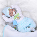 55cm Simulation Silicone Newborn Baby Girl Doll in Pink Clothes Kid Sleeping Playmate