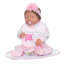 Real Touch Full Silicone 22inch Reborn Baby Girl Doll Fake Toddler Newborn Doll Â– Kids Child Bath Toy Appease Toy Xmas Gift