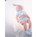 41cm Simulation Vinyl Newborn Baby Boy Doll with Blue Clothes Kid Sleeping Playmate