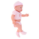 41cm Simulation Vinyl Newborn Baby Girl Doll with Pink Clothes Kid Sleeping Playmate