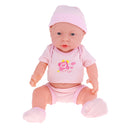41cm Simulation Vinyl Newborn Baby Girl Doll with Pink Clothes Kid Sleeping Playmate