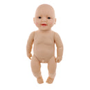 48cm Lifelike Soft Silicon Baby Doll Nude Newborn Body Kids Learning Toys