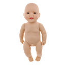 48cm Lifelike Soft Silicon Baby Doll Nude Newborn Body Kids Learning Toys