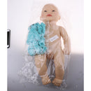 50cm Soft Vinyl High Simulation Nude Baby Boy Doll with Knitting Hat for Kids Bathing Toy Gift