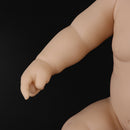 50cm Soft Vinyl High Simulation Nude Baby Boy Doll with Knitting Hat for Kids Bathing Toy Gift