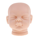 Handmade Unpainted 22inch Reborn Doll Head Sculpt Model Silicone Head Carving Mold