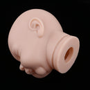 Handmade Unpainted 22inch Reborn Doll Head Sculpt Model Silicone Head Carving Mold