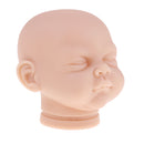 Handmade Unpainted 22inch Reborn Doll Head Sculpt Model Silicone Head Carving Mold