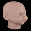 Handmade Unpainted 22inch Reborn Doll Head Sculpt Model Silicone Head Carving Mold
