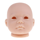 Lifelike 20inch Reborn Boy Doll Accessory Vinyl Head Sculpt Awake Baby Doll Kits