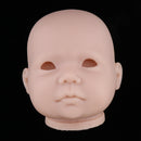 Lifelike 20inch Reborn Boy Doll Accessory Vinyl Head Sculpt Awake Baby Doll Kits